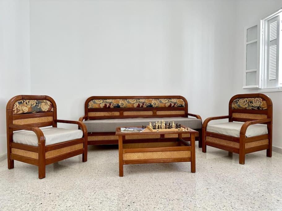 Dar Almasyaf, Maison Bord De Mer 加贝斯 外观 照片